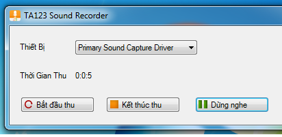 TA123 Sound Recorder