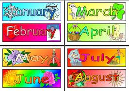 Vocabulary: Months and Seasons in a Year