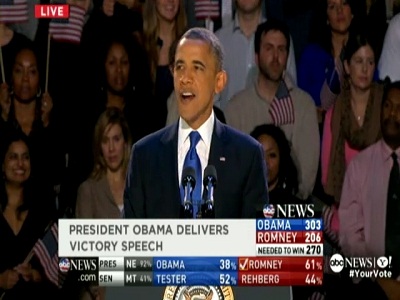 President Obama’s Victory Speech 2012 – Part 2
