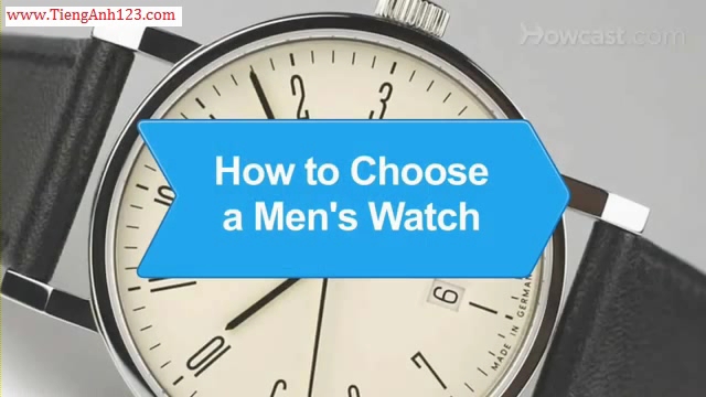How To Choose a Men's Watch