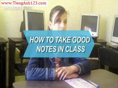 How To Take Good Notes in Class