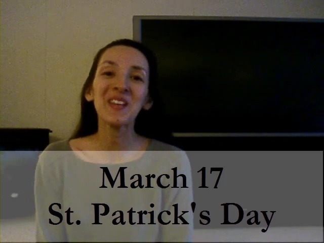Lesson 15: Saint Patrick’s Day
